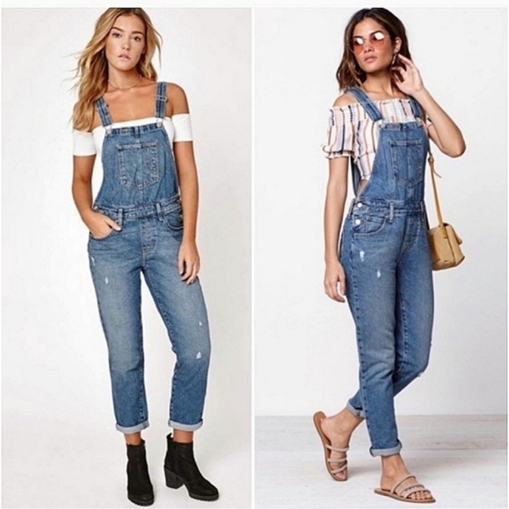 Levi's Blue Denim Overalls